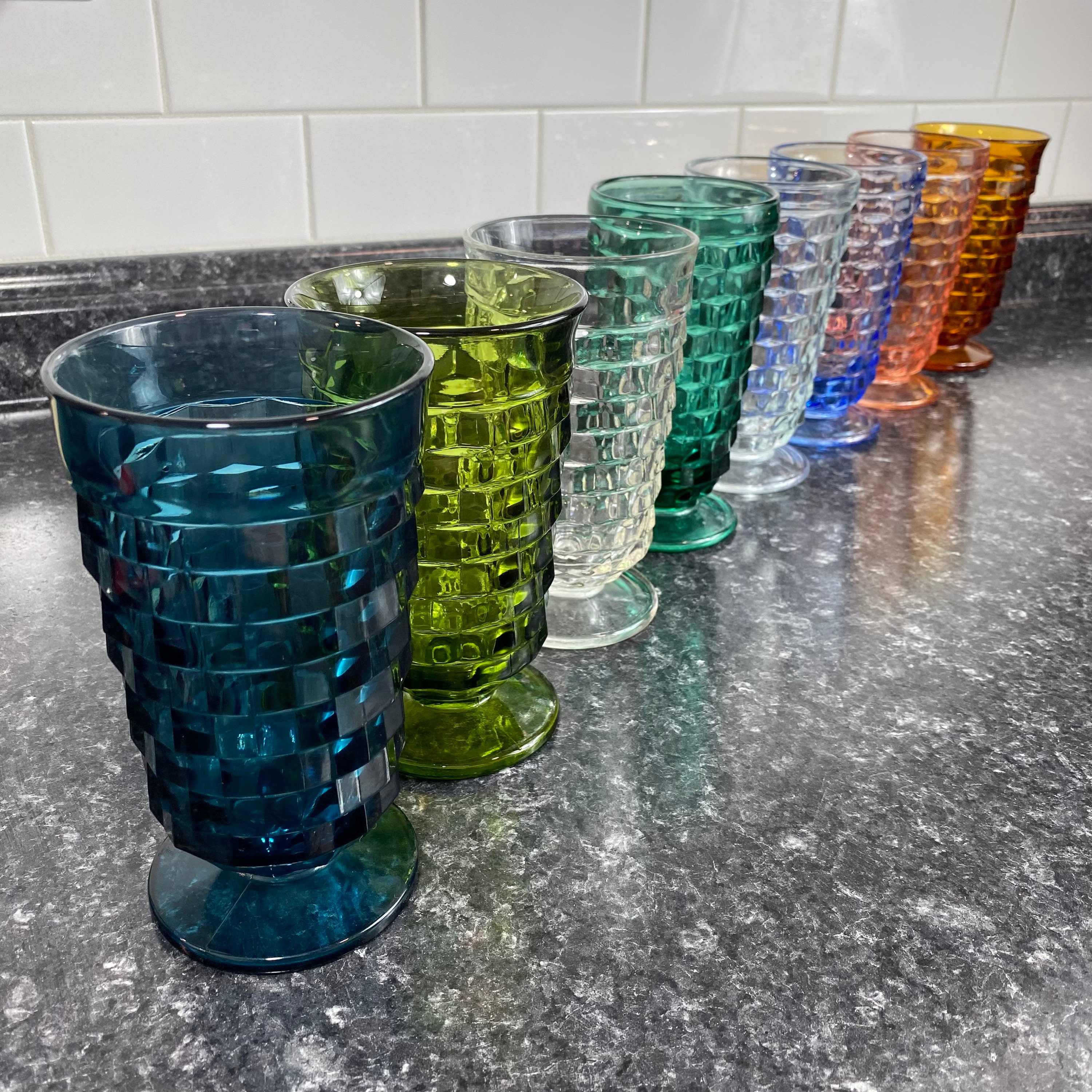 Unmatched Antique Drinking Glasses, Set of 8 – Rush Creek Vintage