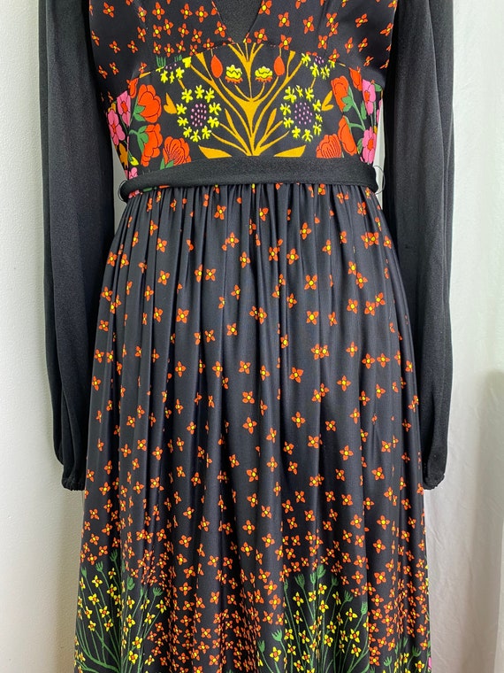 Vintage Bee Jo of California Maxi Dress | Psyched… - image 3