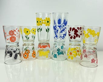 Vintage Hazel Atlas Sour Cream Glasses- Multiple Designs - Etsy
