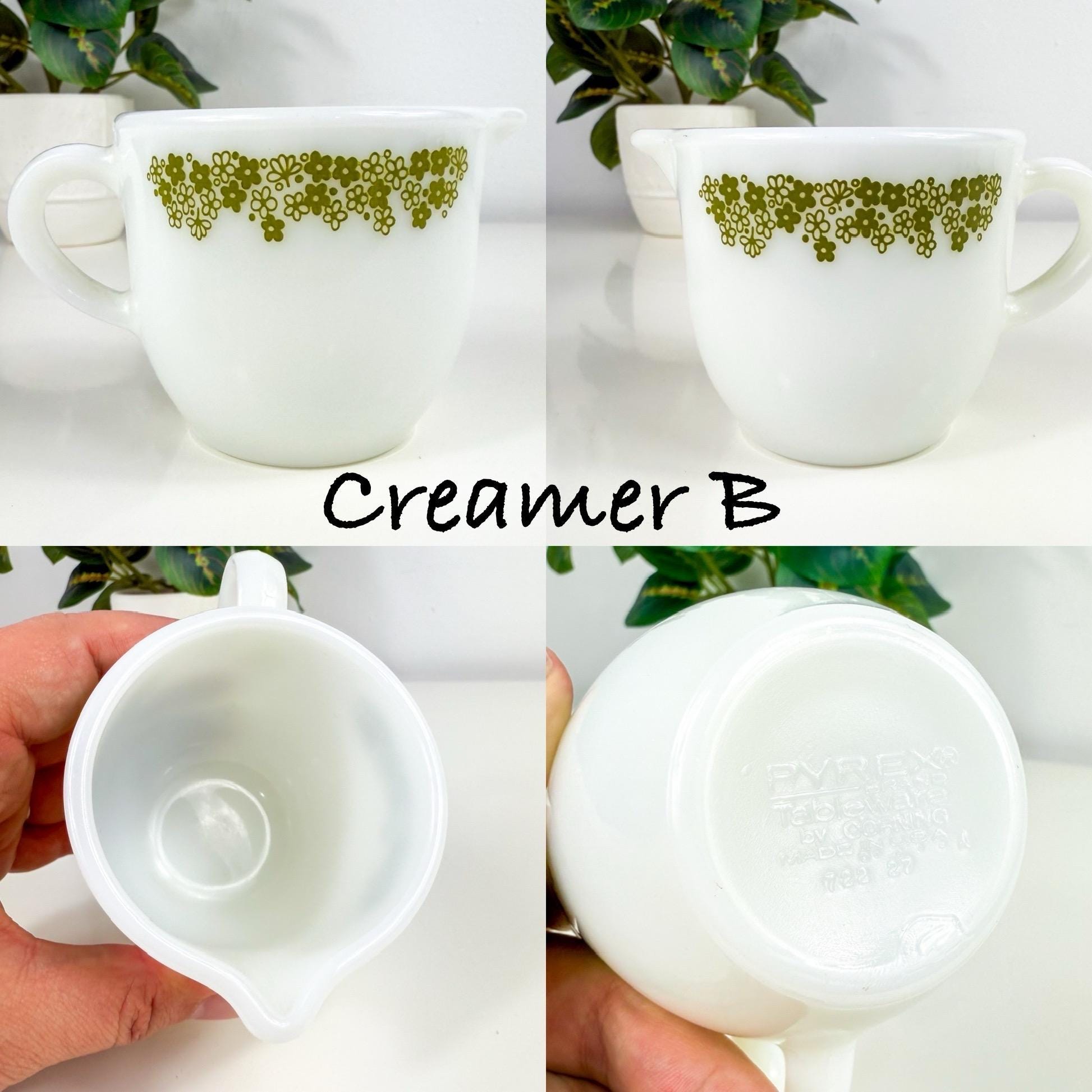 ヴィンテージ パイレックス スプリングブロッサム クリーマー #53