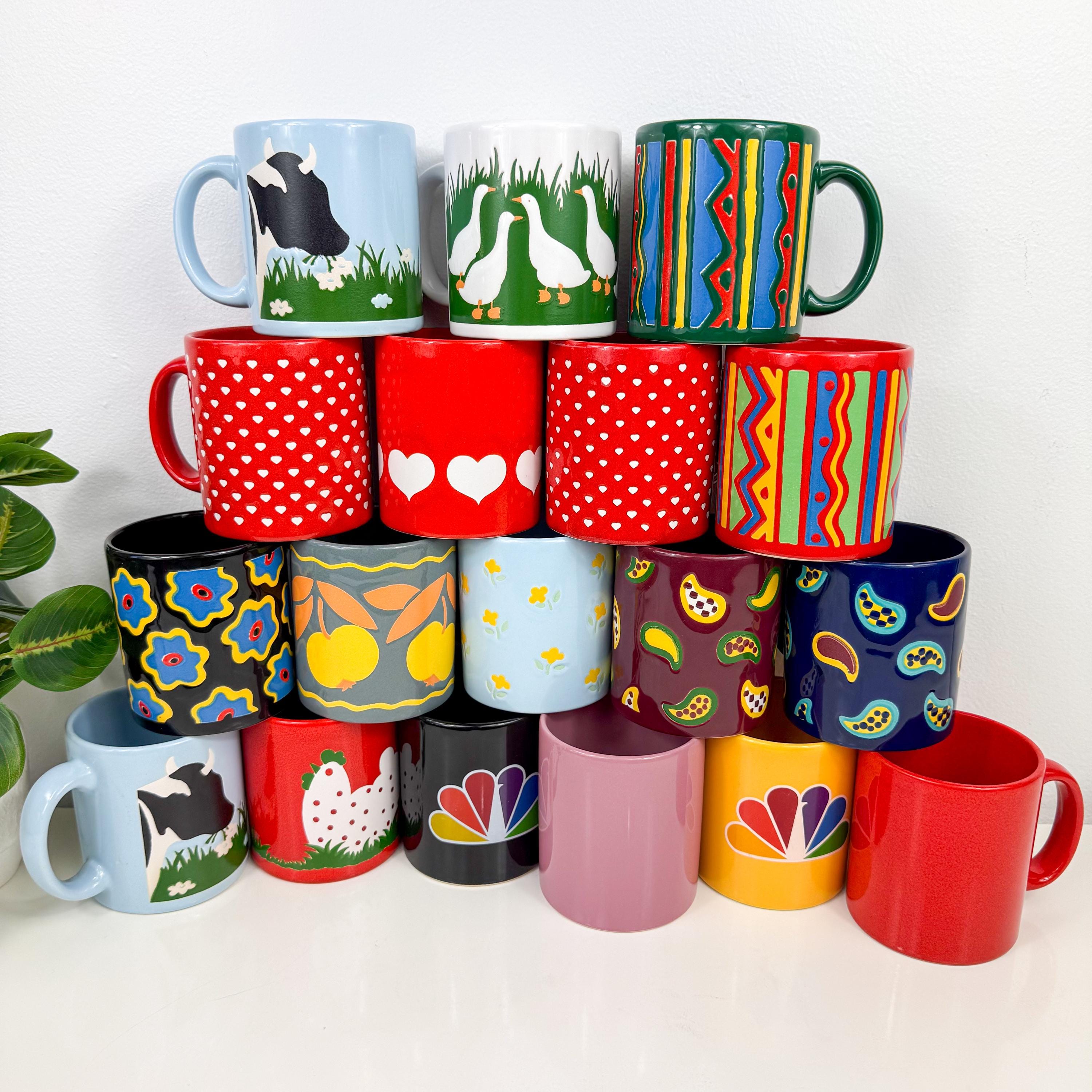 Lot De 4 Tasses à Café Wächtersbach 380 Ml – Porcelaine – Neuf
