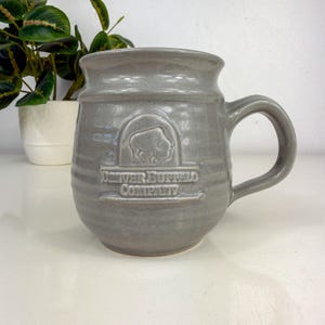 Vintage Denver Buffalo Company Stoneware Mug: Hand-Tossed Studio Pottery