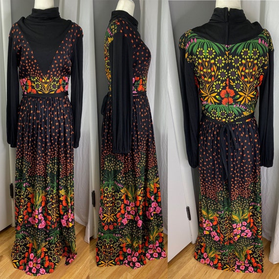 Vintage Bee Jo of California Maxi Dress | Psyched… - image 4