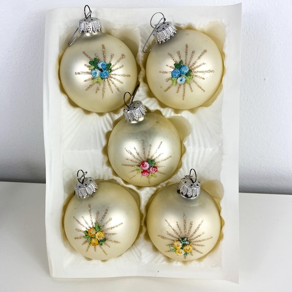 ポーランド製　ハンドメイド　オーナメントセット vol.10 ポーランドの伝統的な吹きガラスのクリスマスオーナメント