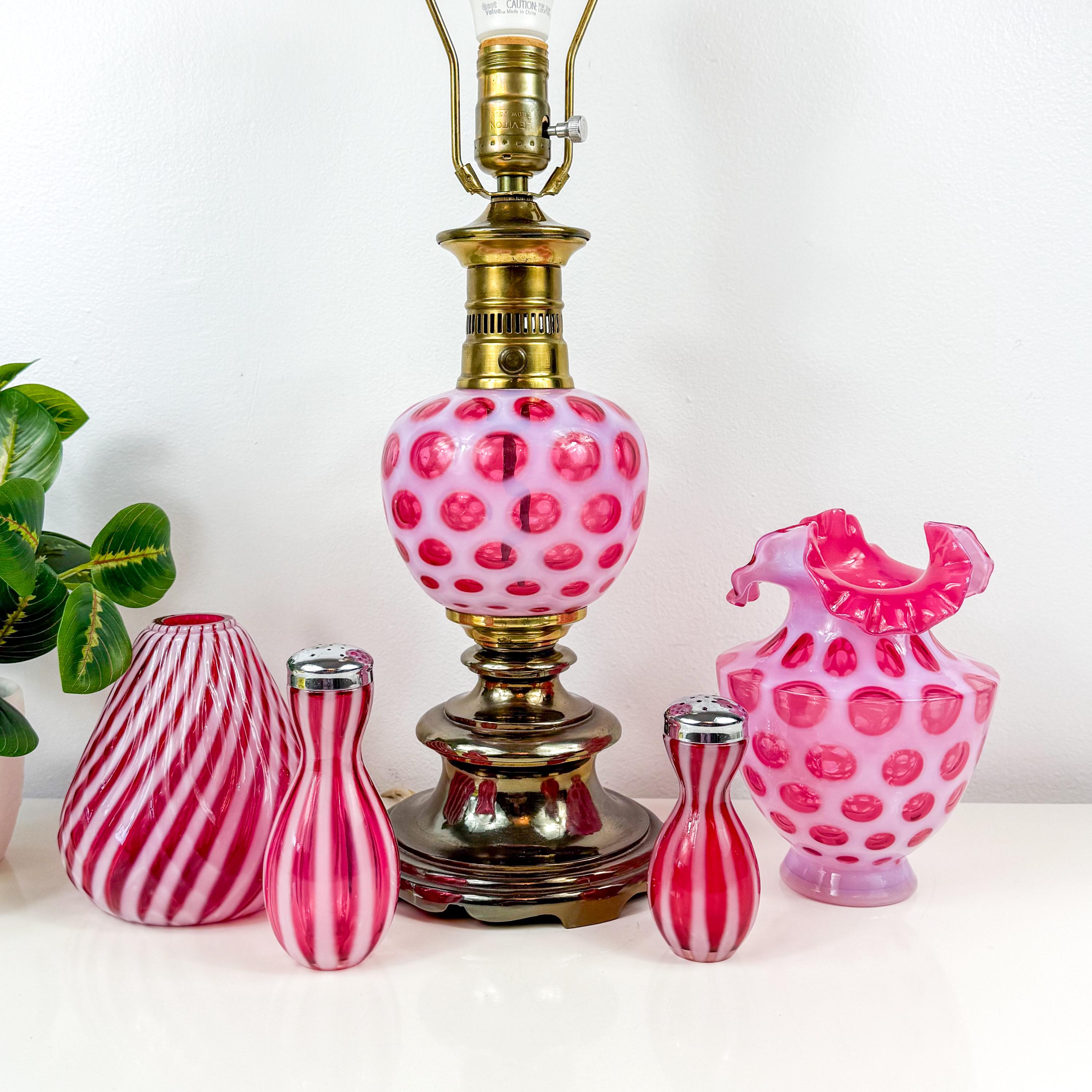 Fenton Pink Coin Dot - Etsy