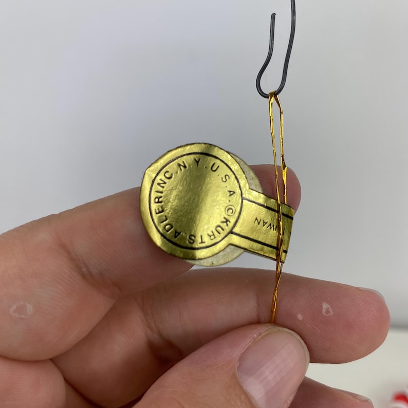 Vintage Corn Husk Retro Mouse Ornament, Mouse Wearing Calico Playing