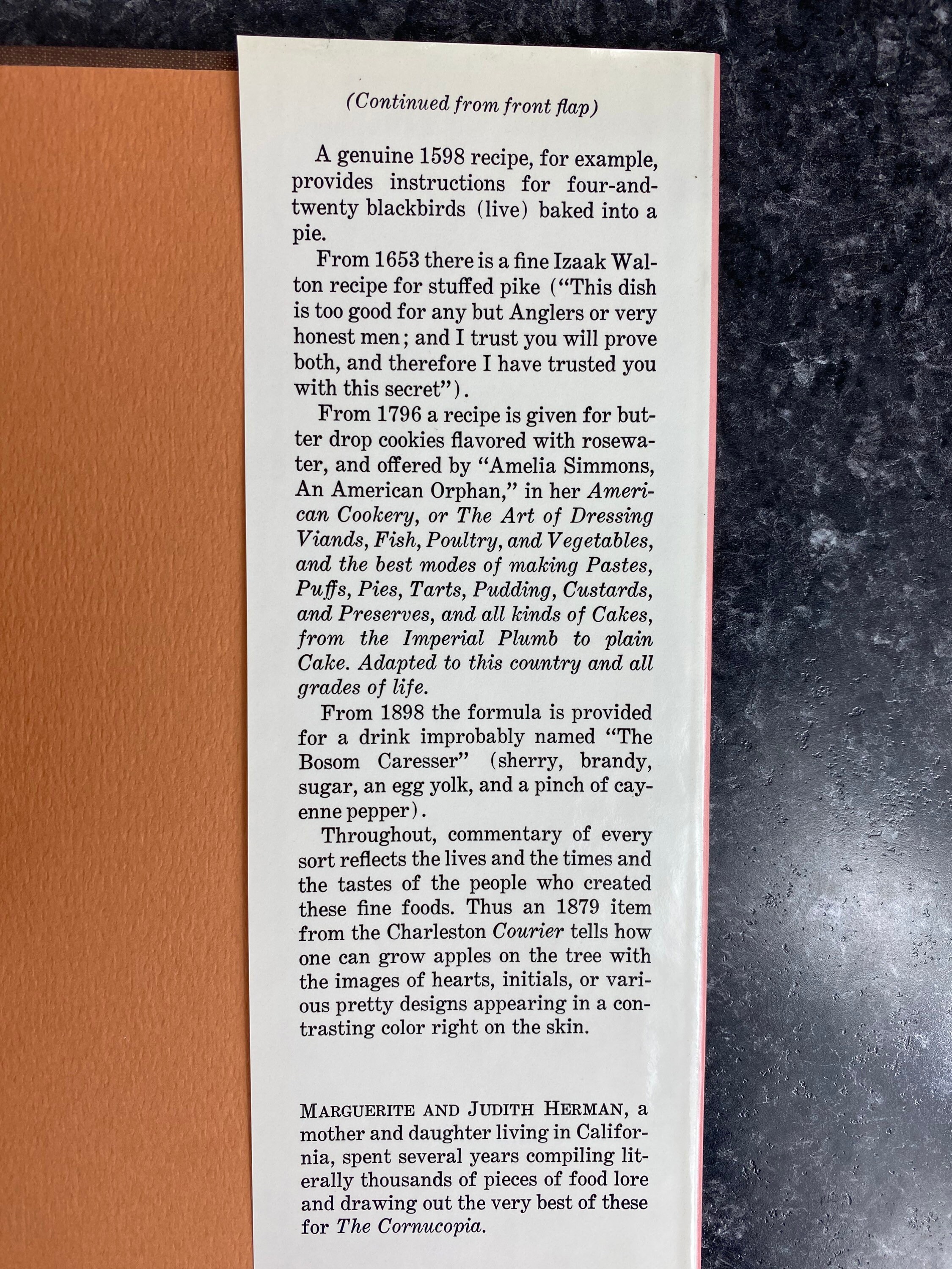 Vintage 1973 Cornucopia Cookbook: Kitchen Entertainment, 500