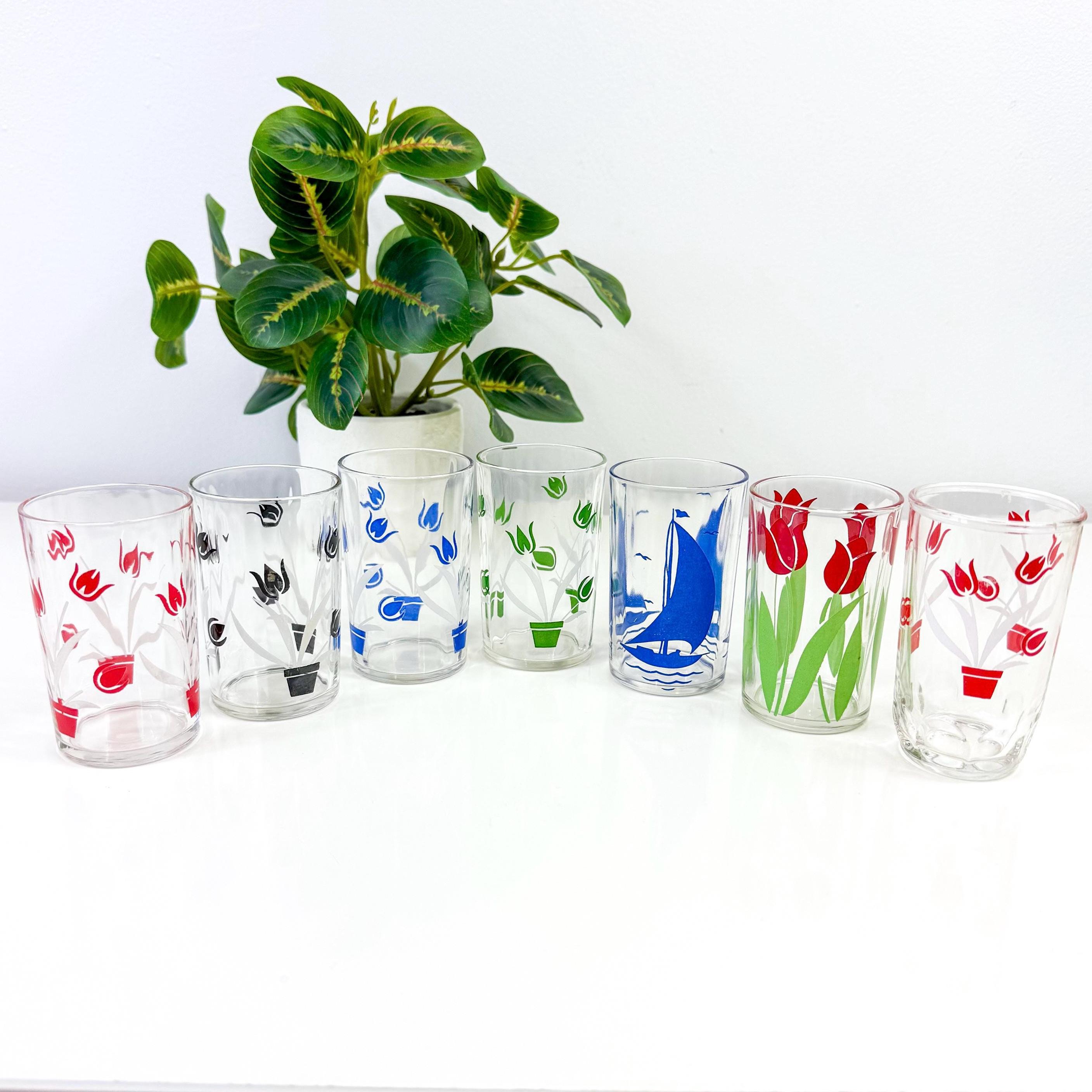 Vintage Swanky Swig Juice Glass: Hazel Atlas Kraft Cheese Spread, Dutch ...