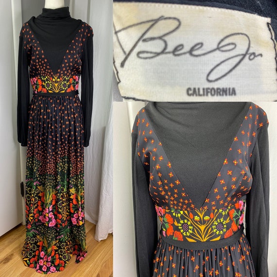 Vintage Bee Jo of California Maxi Dress | Psyched… - image 1