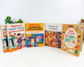 Vintage Betty Crocker MCM Special Interest Cookbooks: Sold Individually