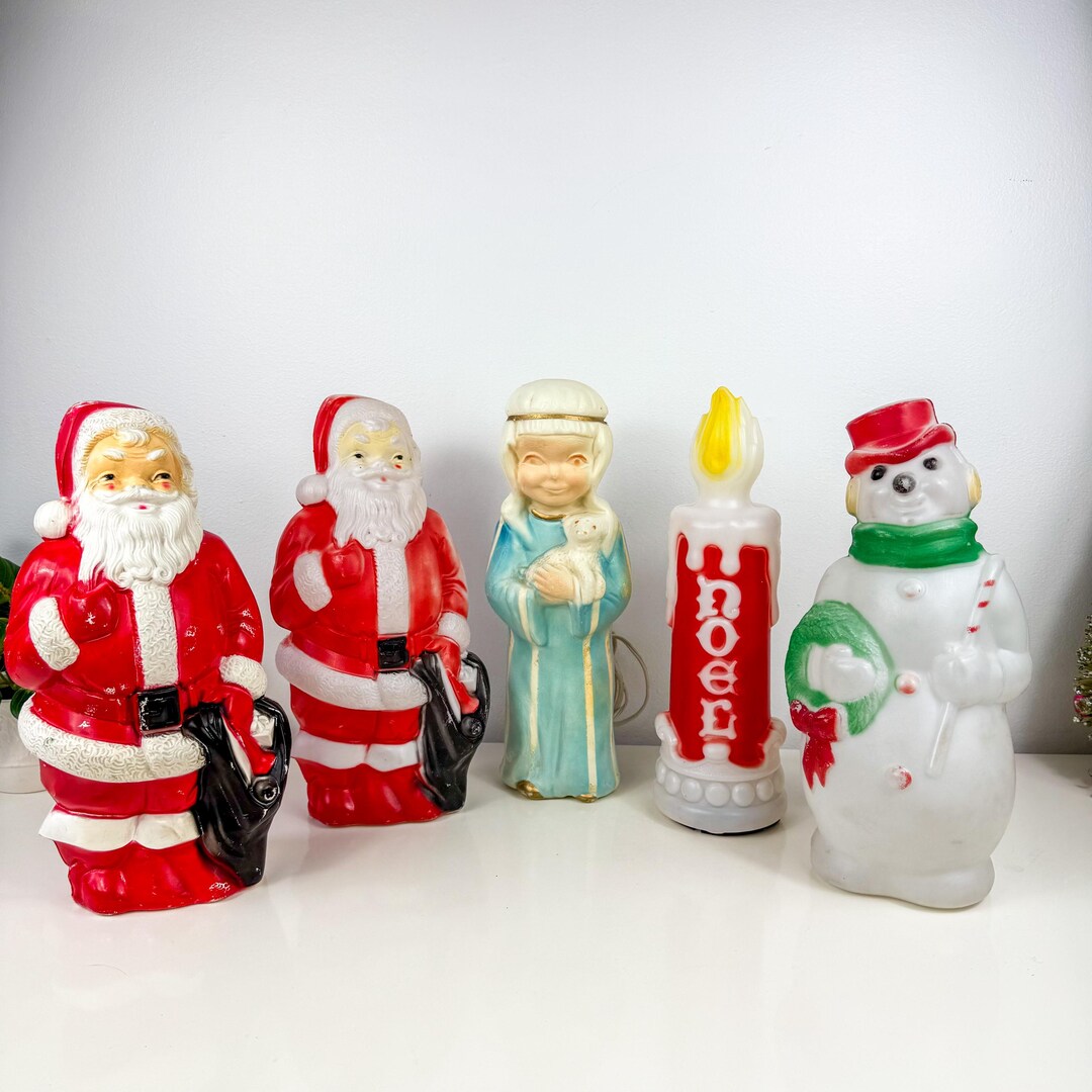 Vintage Blow Molds Christmas