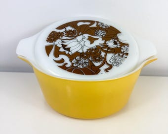 ヴィンテージ パイレックス ピンク グースベリー ラウンド