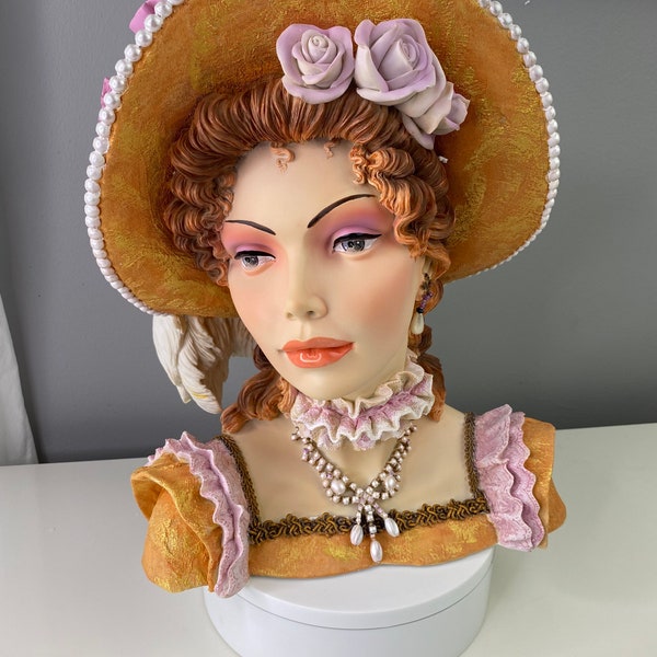 Cameo Girl Head Vase Etsy