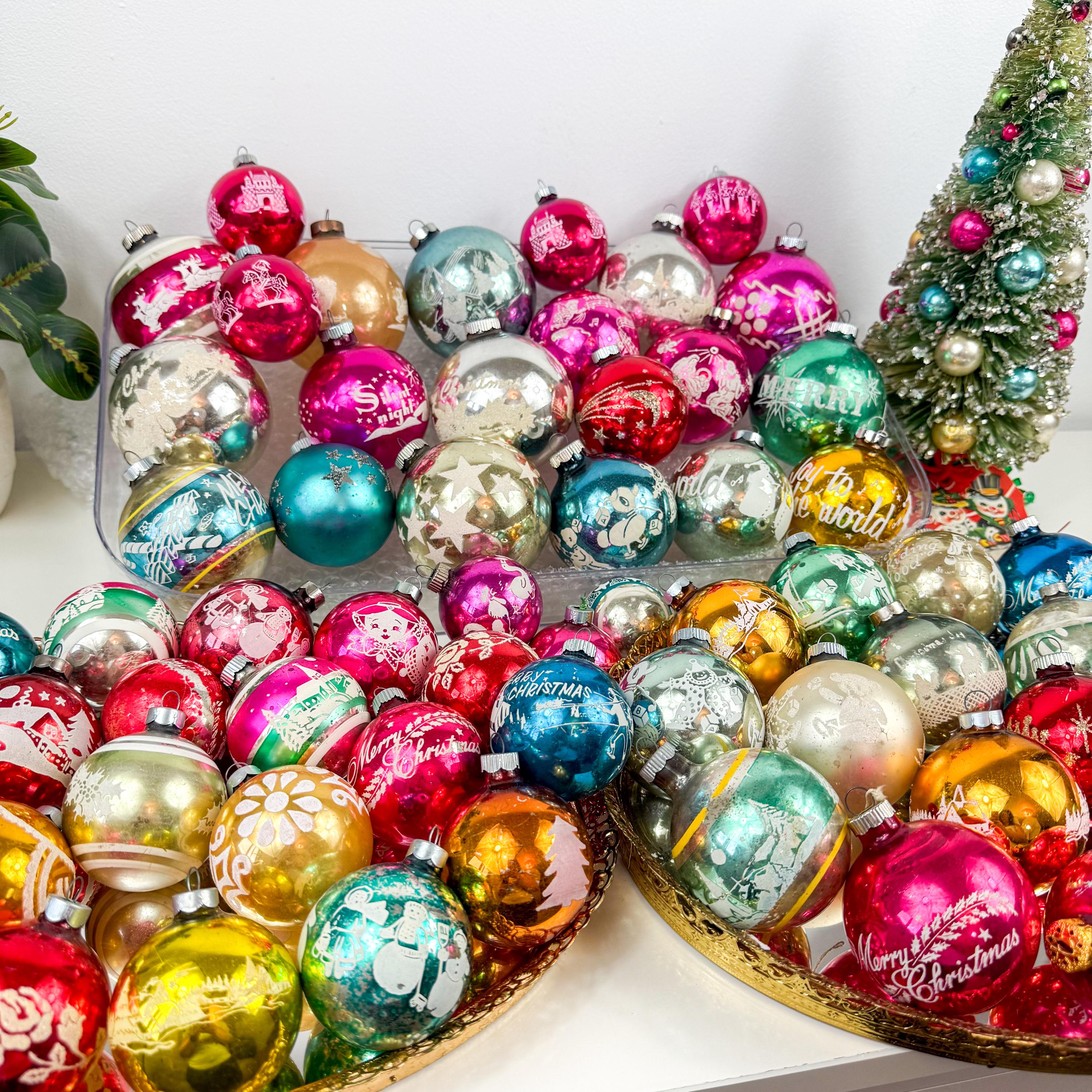 Vintage Christmas Ornaments - Etsy