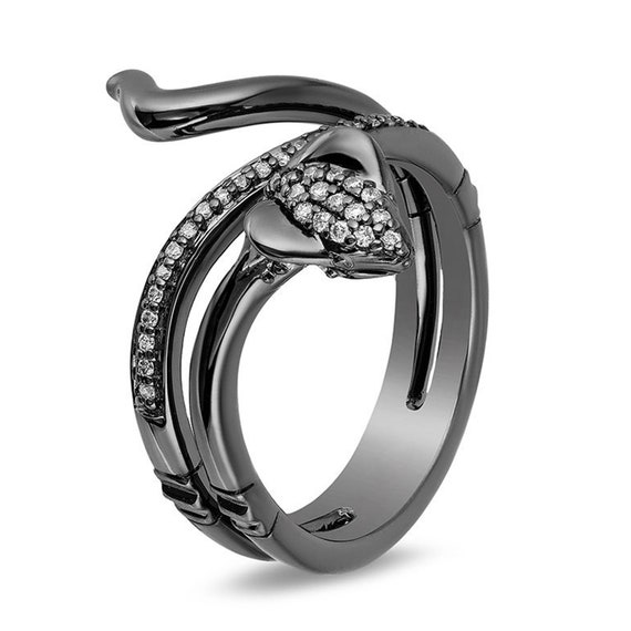 アクセサリー Songaadon Evil Mouse Ring Enchanted Disney Villains Jafar Ring, 1/6 TCW Diamond Snake Bypass