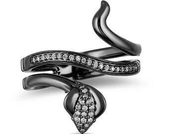 アクセサリー Songaadon Evil Mouse Ring Enchanted Disney Villains Jafar Ring, 1/6 TCW Diamond Snake Bypass