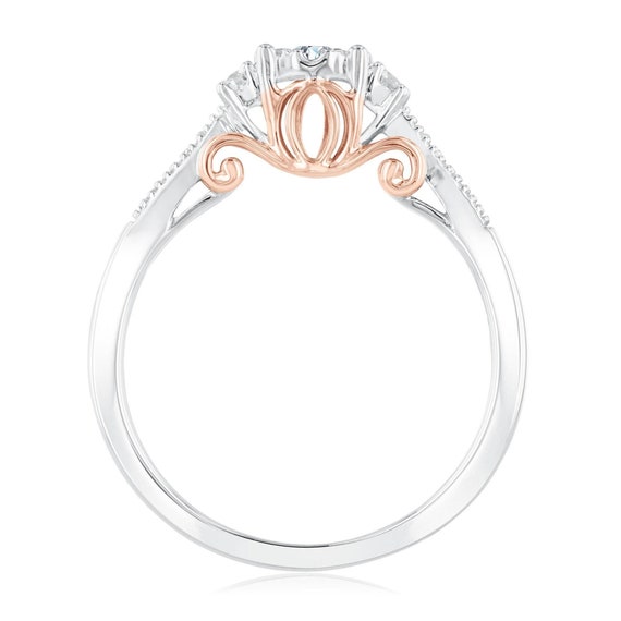 Cinderella carriage 2024 engagement ring