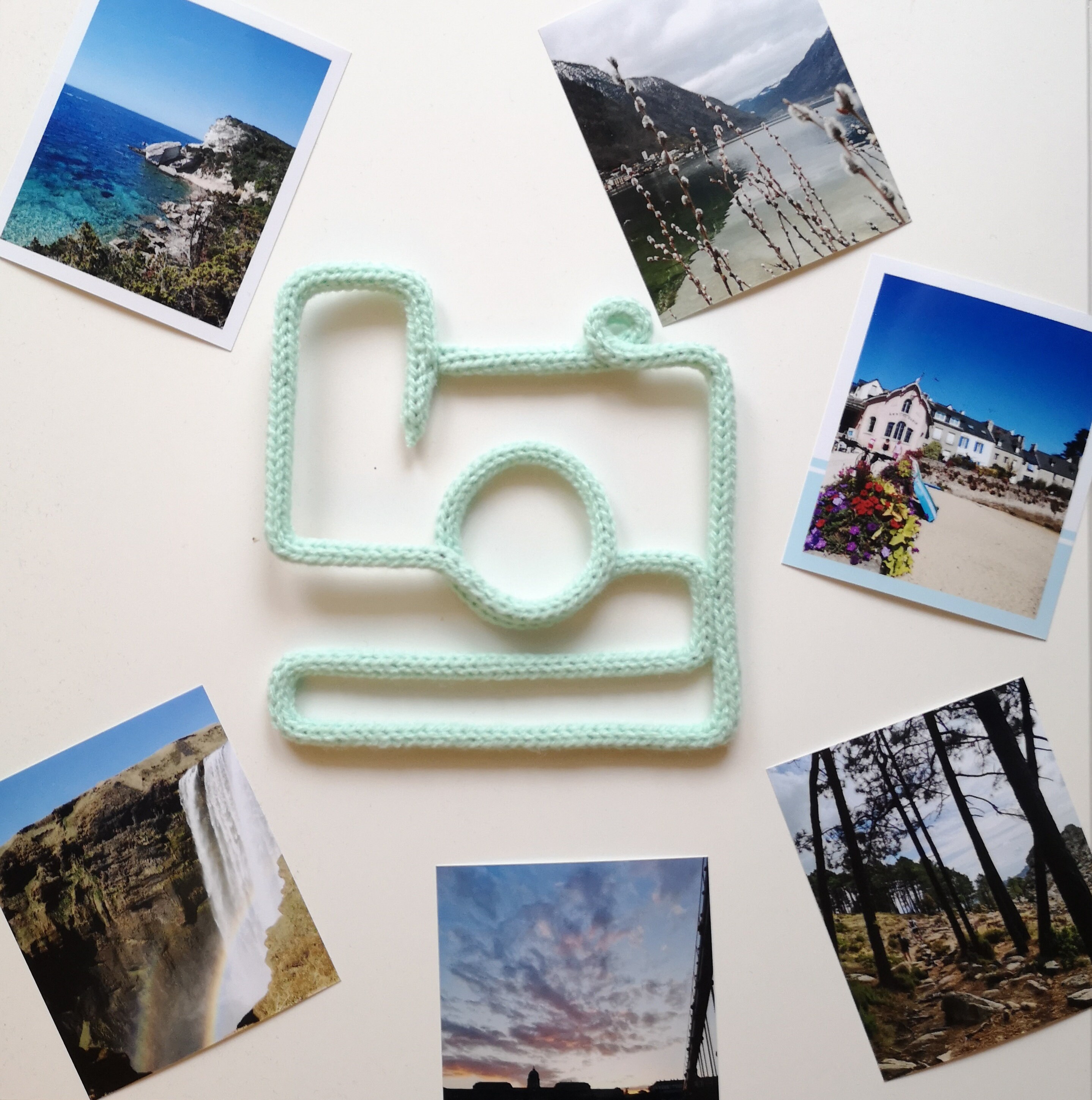 Appareil Photo Vintage en Tricotin