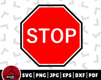 stop sign cut etsy