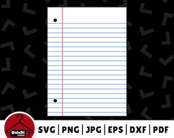 wide ruled paper etsy