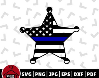 cute homework clipart black and white Thin Blue Line Deputy Sheriff Badge American Flag SVG CnC File, Silhouette - Cricut - Instant Download | Transparent png, dxf, eps, pdf