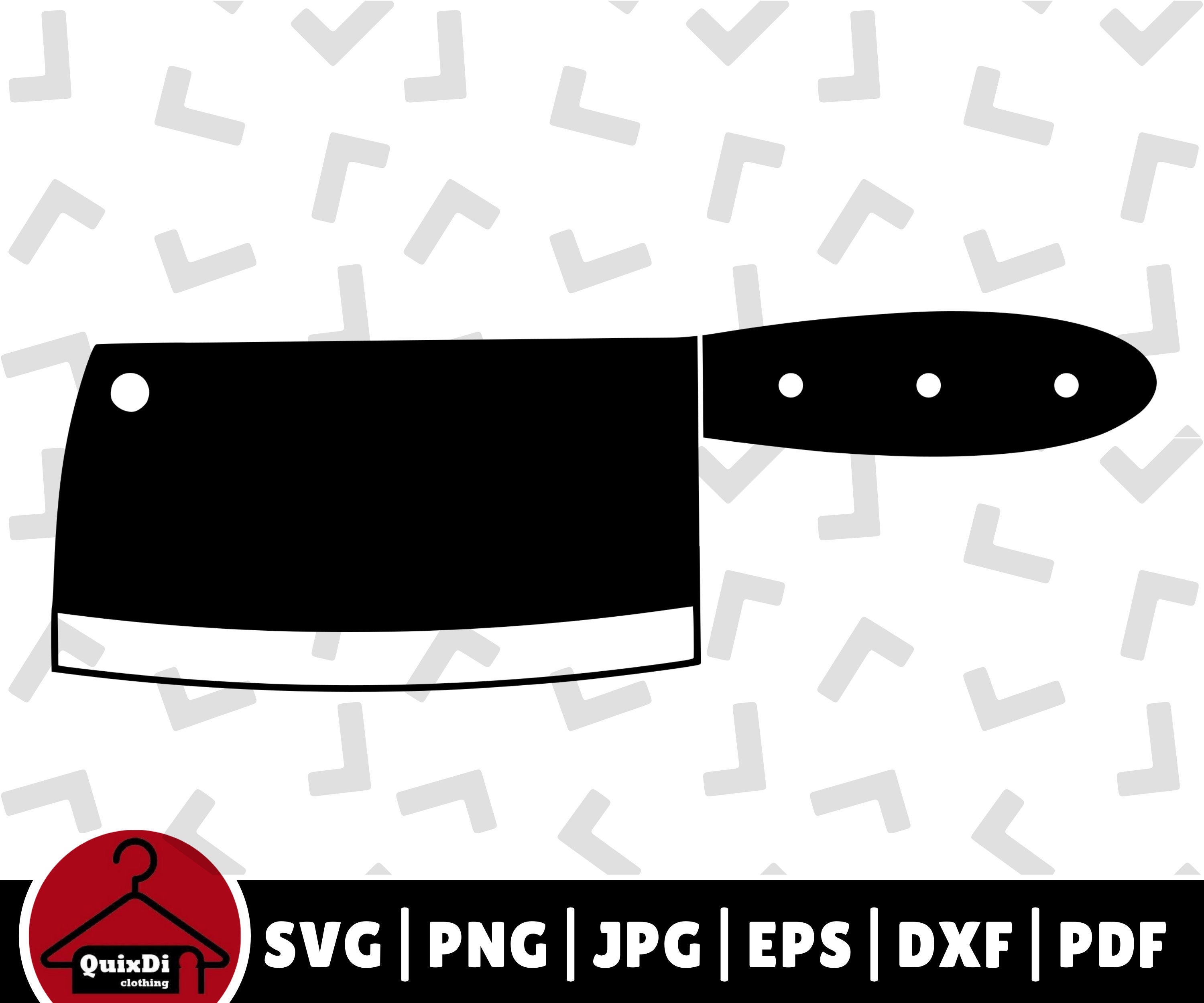 Meat Cleaver Silhouette