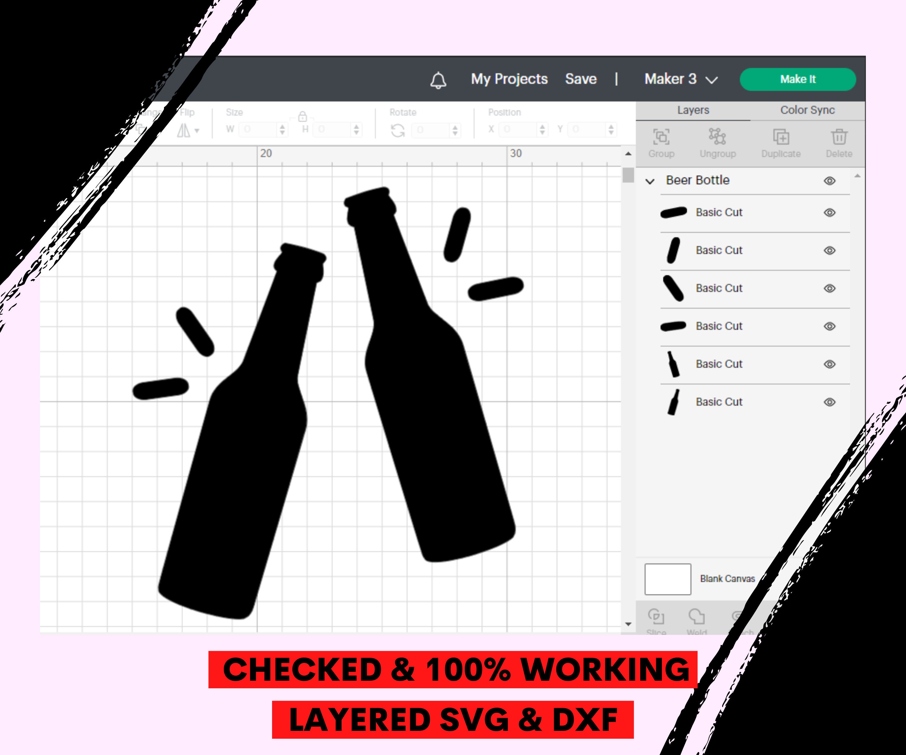 Beer Bottles Clinking SVG Beer Bottles Cheers Png Wine Etsy