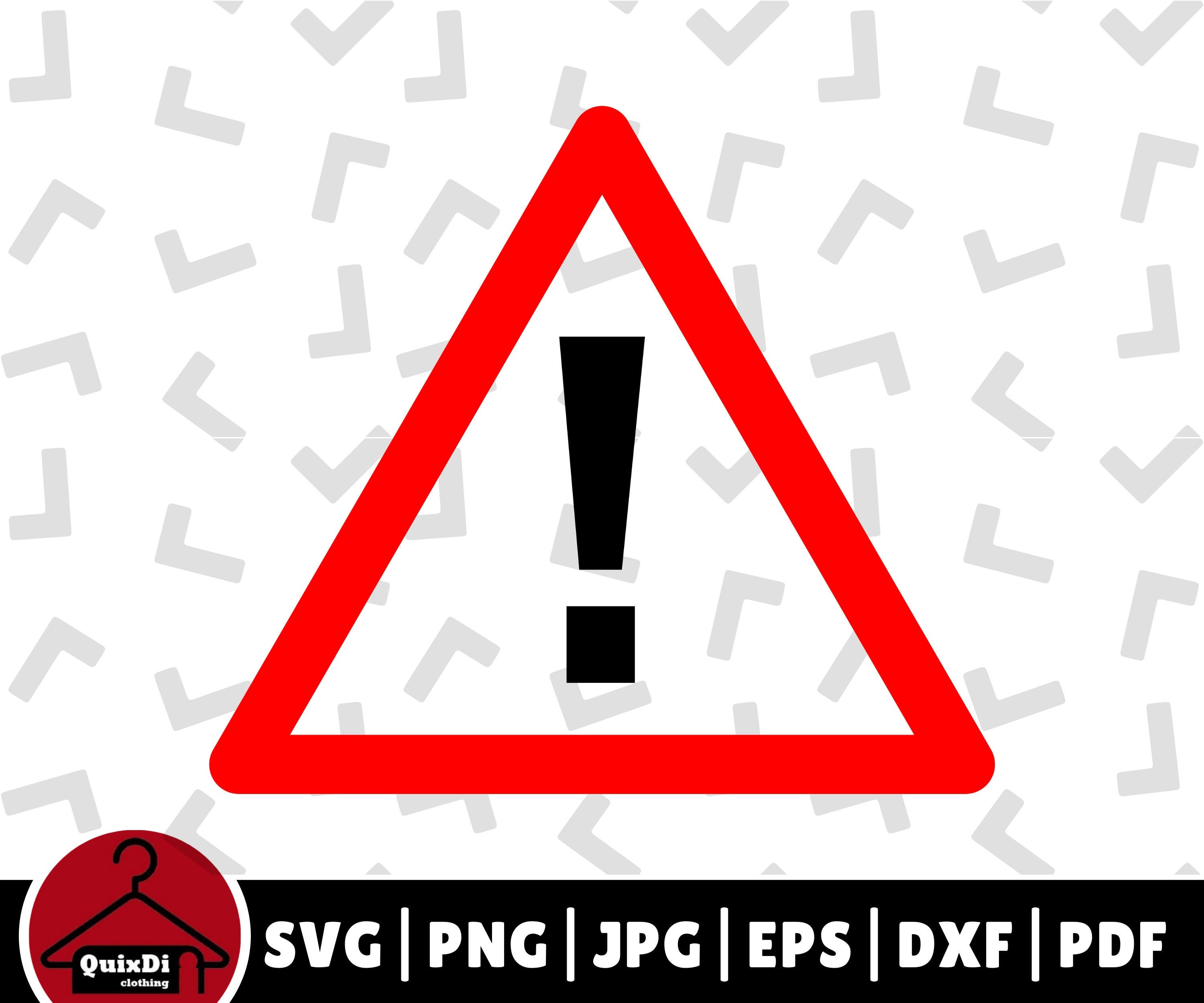 Warning Caution Sign Svg Keep Out Clipart Blocked Symbol Cnc - Etsy