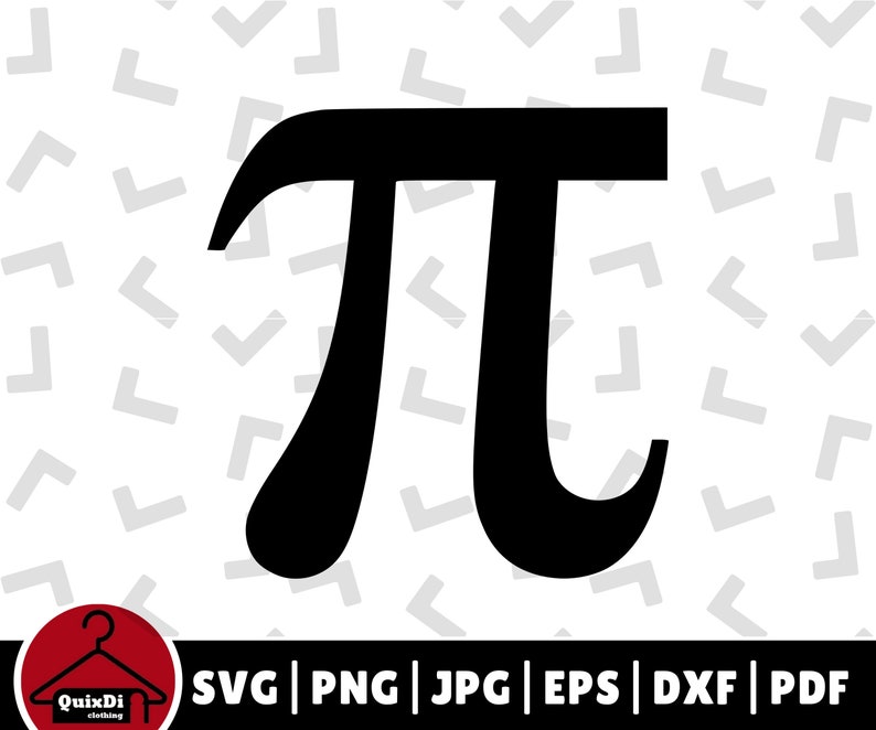 Pi Math Symbol SVG Greek Letter Pi Cut File Cnc File Etsy