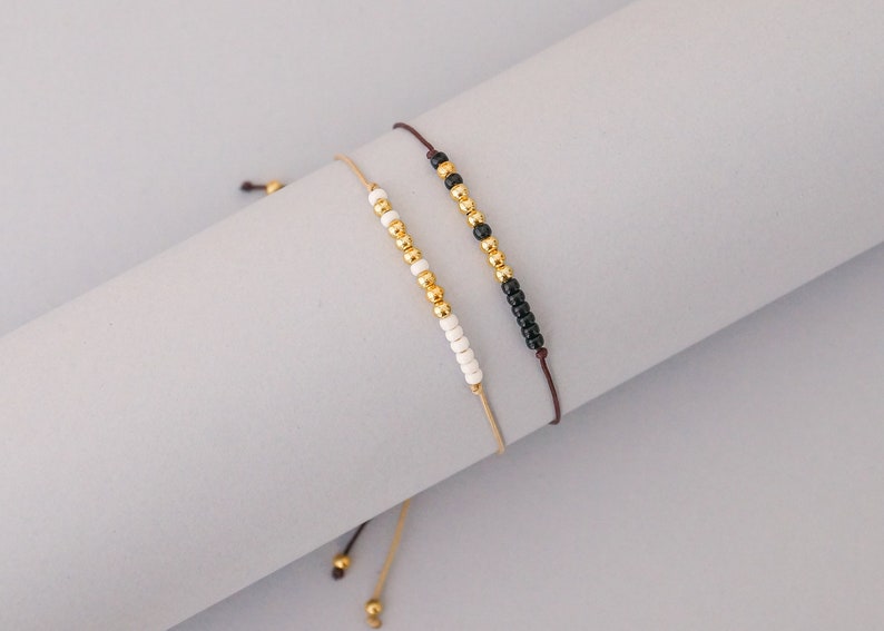 Custom Morse Code Bracelet, Gift For Sister, Mother Day Gift, Mommy gift, Custom Gift Secret Message, Morse Code Love, Aunt Mom Sister Gift image 2