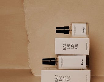 Handmade scented linen water | Grasse perfume | Natural textile spray | Linen, home, sheets, curtains | Made in France