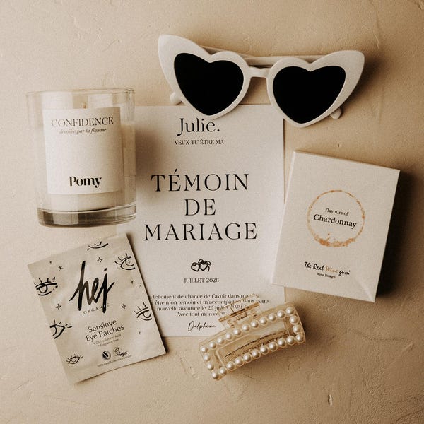 Personalized bridesmaid gift box – Wedding bridesmaid gift – Elegant bridesmaid gift set