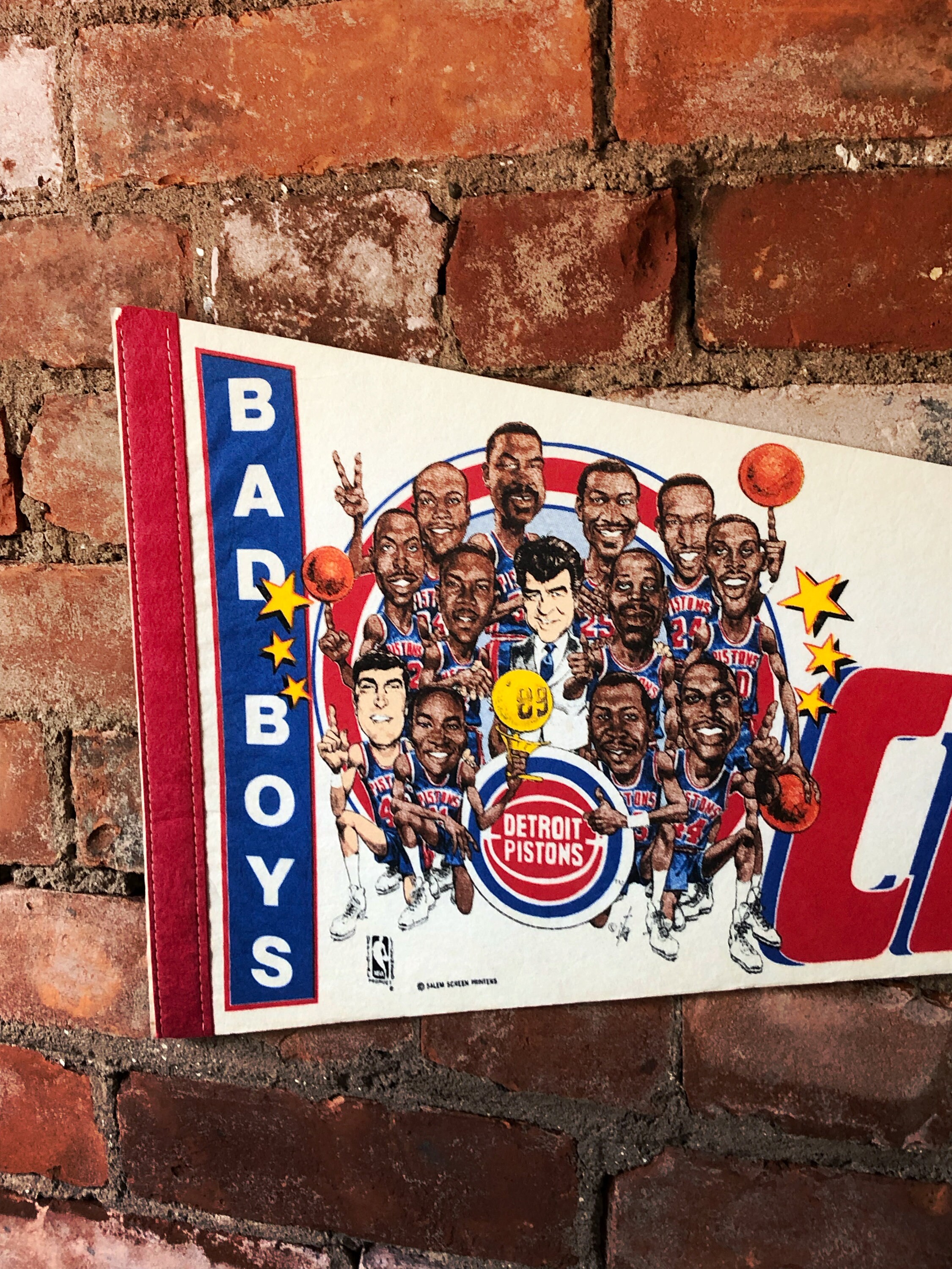 VINTAGE 1989 Detroit Pistons World Champions Bad Etsy