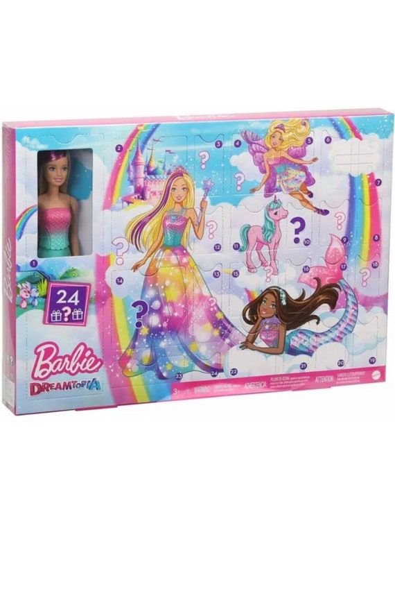 Barbie Dreamtopia Advent Calendar With Doll and 23 Accessories Etsy