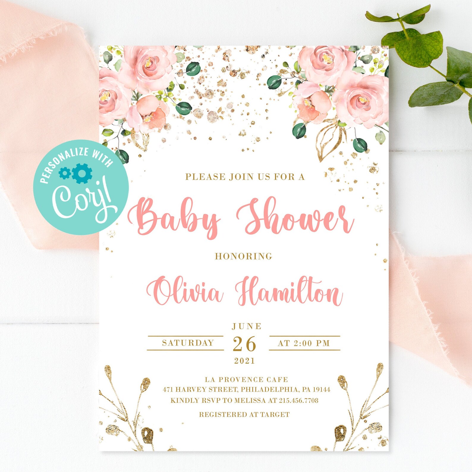 Einladungsvorlage zur Babyparty Baby Shower Einladung Etsy