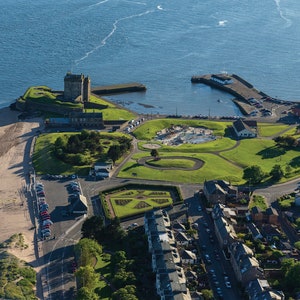 A5 Greeting Card - Broughty Castle - Dundee, Scotland