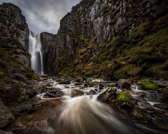 Wailing Widow Falls, Scotland, Fine Art Photography Print