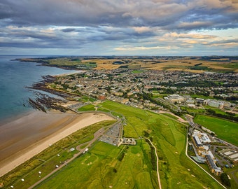 St Andrews Aerial, Fife, Scotland - A3, A2 or A1 Scottish Fine Art Photo Print Signed - Free UK Delivery