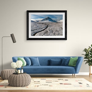 Winter at Buachaille Etive Mor, Glen Coe, Scotland A3, A2 or A1 Scottish Fine Art Photo Print Signed Free UK Delivery image 4