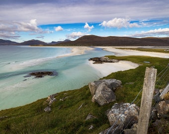 Seilebost/Luskentyre Beaches, Isle of Harris, Scotland - A3, A2 or A1 Scottish Fine Art Photo Print Signed - Free UK Delivery