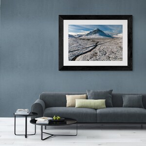 Winter at Buachaille Etive Mor, Glen Coe, Scotland A3, A2 or A1 Scottish Fine Art Photo Print Signed Free UK Delivery image 3