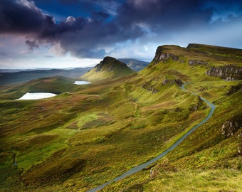 Scottish Highlands Photo Print, Trotternish Ridge, Isle of Skye