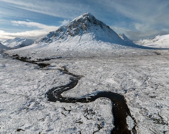 Winter in Glen Coe, Scotland, Fine Art Photo Print