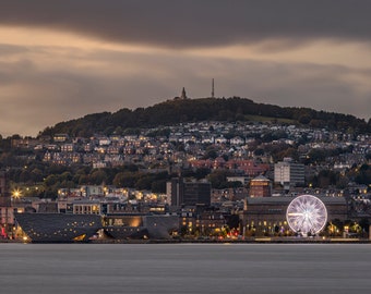 V&A Dundee/Ferris Wheel/Dundee Law, Scotland - A3, A2 or A1 Scottish Fine Art Photo Print Signed - Free UK Delivery