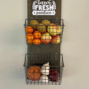 Produce Basket, Fruit and Vegetable Basket, Produce Sign, Produce ...