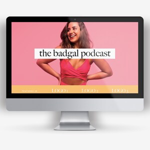 Podcast 1-Page Website Template | DIVI Wordpress Template | Podcast Website | Bold Colorful Website | Wordpress Website