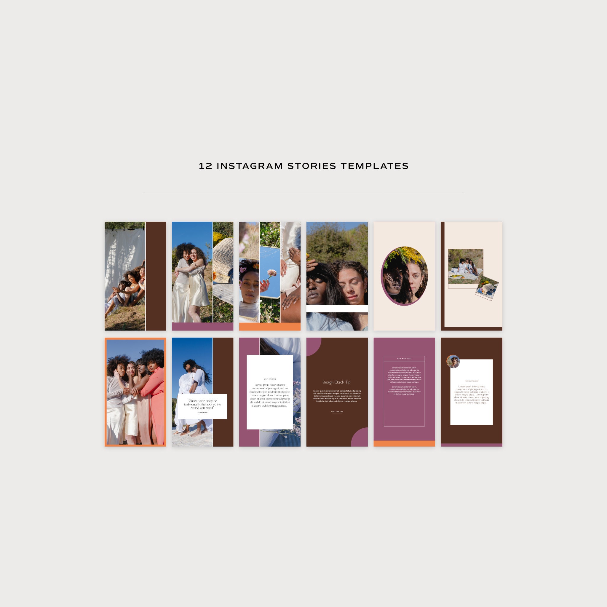 The Bridge - Instagram Template Bundle | Canva Template | Adobe XD ...