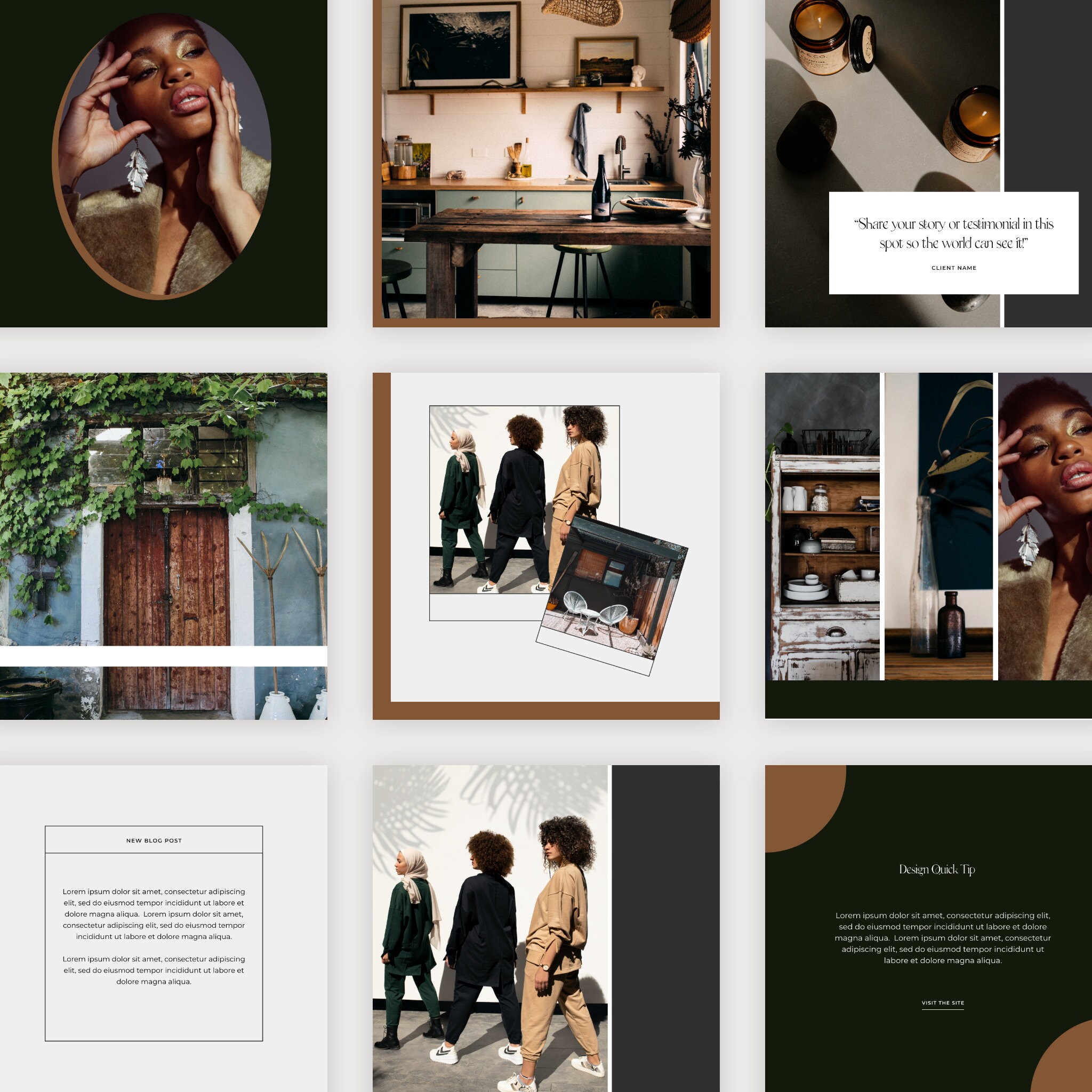 The Bridge - Instagram Template Bundle | Canva Template | Adobe XD ...