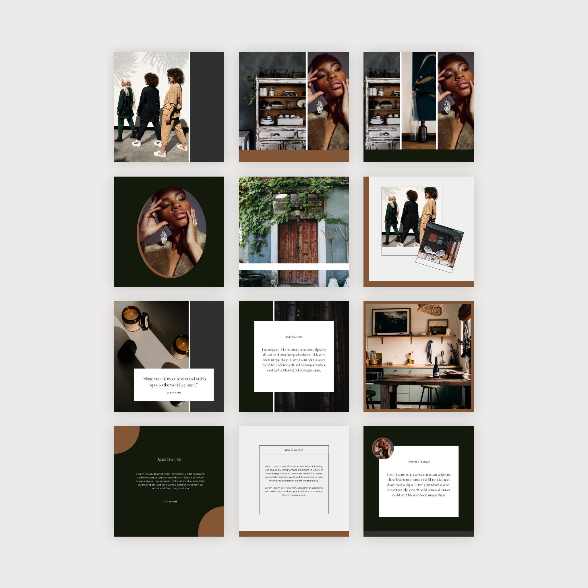 The Bridge - Instagram Template Bundle | Canva Template | Adobe XD ...