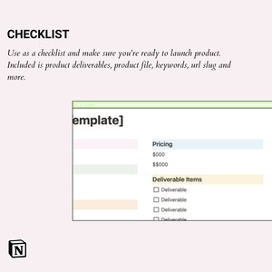E-commerce Digital Product Notion Template | Notion | Organization ...